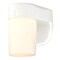 Westinghouse Fixture Wall Outdoor Lantern LED Dimmable 8W Dusk to Dawn White Frost Opal Glass 6106800 - alternate 2